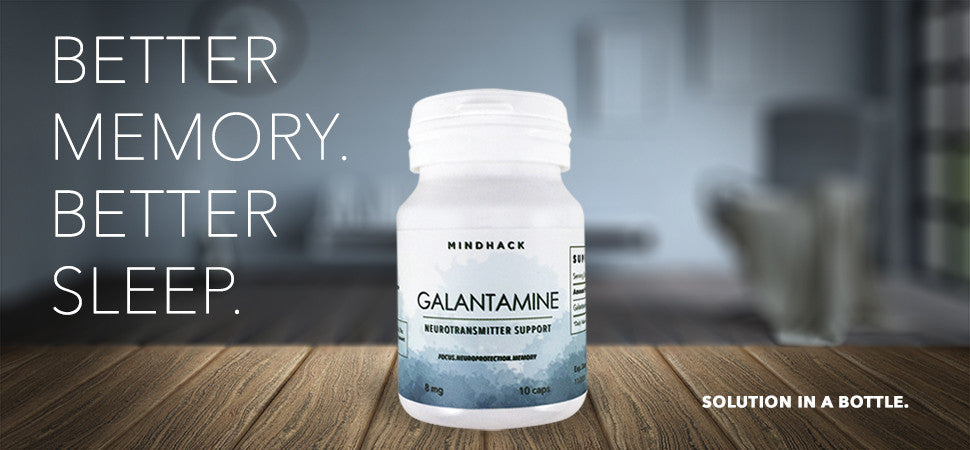 Galantamine dapat meningkatkan pembentukan daya ingat, kemampuan belajar, rentang perhatian dan bahkan meningkatkan mood.